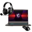 Computador Portátil Gaming MSI Thin 15 B12UC-2236PT | 15.6  | I5-12450H | 16GB | 512GB SSD | RTX 3050 + Rato MSI M88 + Auscultador MSI Immerse GH20 - Preto Hot on Sale