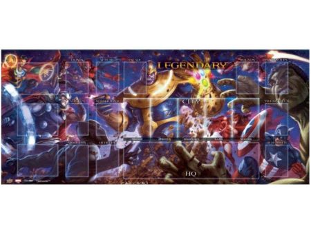 Legendary: Playmat - Thanos vs. Avengers Supply